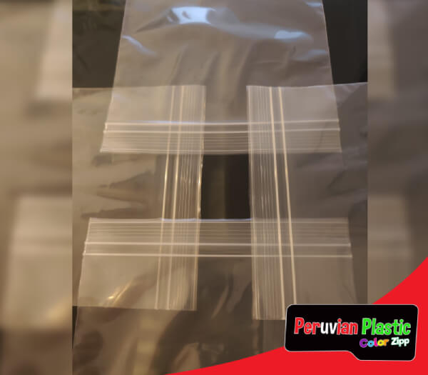 Bolsas medianas con doble cierre