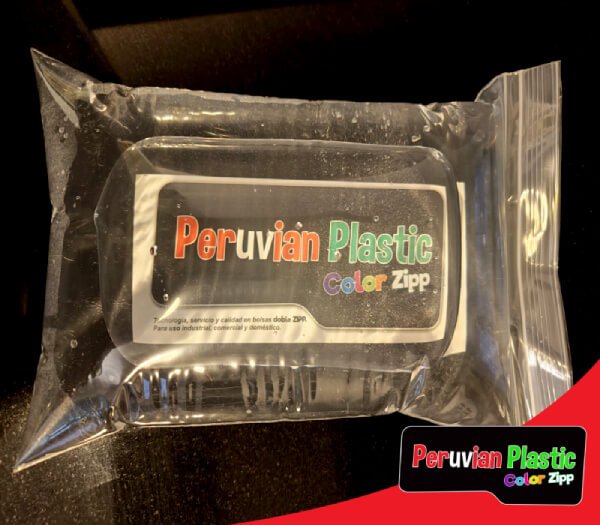 Bolsas con doble cierre Peruvian Plastic Color Zipp